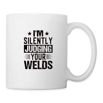 Welder Profession Heat Steel Gas TIG MAG Welding - Mug - white - Right