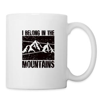 Wandern Camping Outdoor Sprüche Camper Wanderer - Tasse - Weiß - Rechts