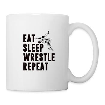 Lutte Lutte Cadeau de lutteur lutteur - Mug blanc - blanc - Droite