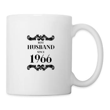 Bester Ehemann seit 1966 Hochzeitstag - Tasse - Weiß - Rechts