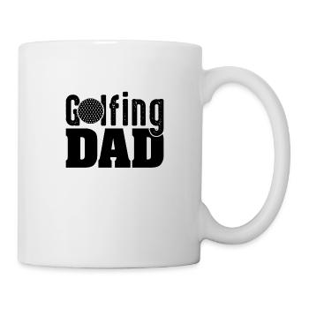 Golf Father Golfer Best Father Golf Course Papa - Mug - white - Right
