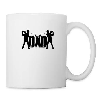 Golf Father Golfer Best Father Golf Course Papa - Mug - white - Right