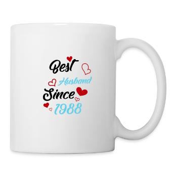 Meilleur mari depuis 1988 Mariage - Mug blanc - blanc - Droite