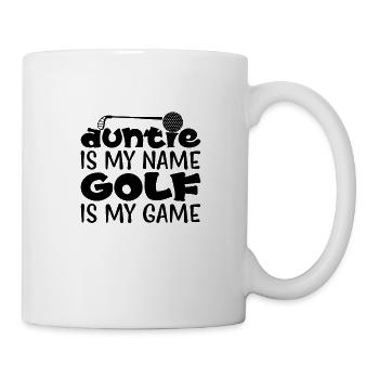 Golfaunt Golfeur Tante du golfeur Tante - Mug blanc - blanc - Droite