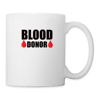 Blood donation Blood donations Blood donors - Mug - white - Right