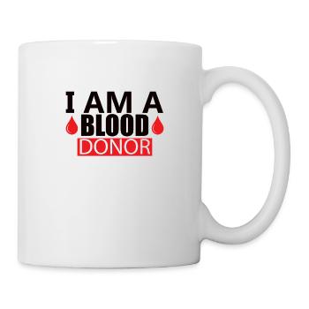 Blood donation Blood donations Blood donors - Mug - white - Right