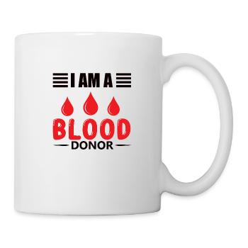 Blood donation Blood donations Blood donors - Mug - white - Right