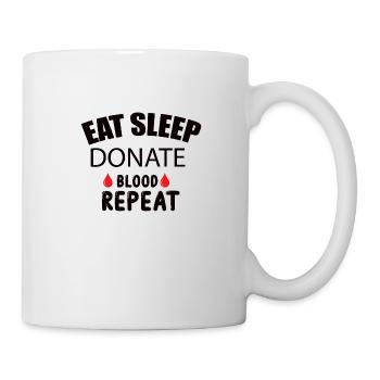 Blood donation Blood donations Blood donors - Mug - white - Right