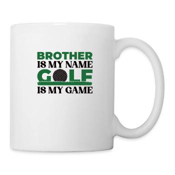 Frère golfeur d’un golfeur Frère golfeur - Mug blanc - blanc - Droite