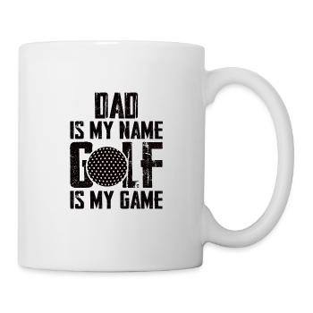 Golf Father Golfer Best Father Golf Course Papa - Mug - white - Right