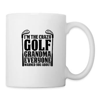 La grand-mère de la grand-mère de golf - Mug blanc - blanc - Droite