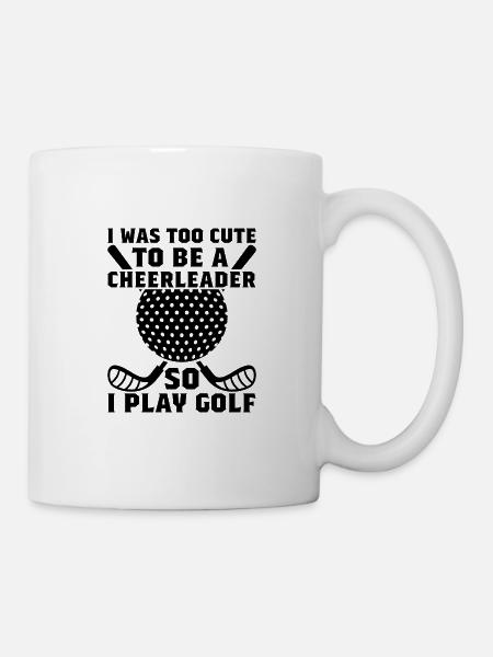 Golf Golfer Geschenk Hobby Verein Spruch - Tasse - Weiß