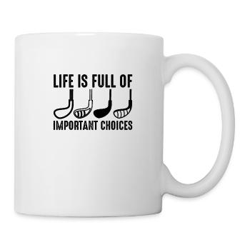 Golf Golfer Gift Hobby Club Quote - Mug - white - Right