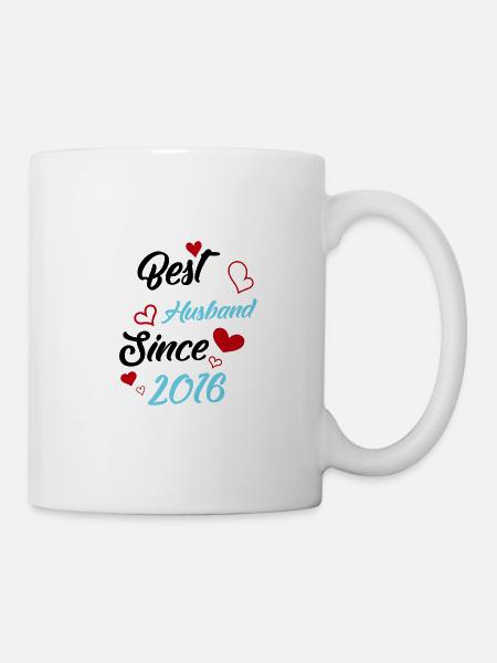 Meilleur mari depuis le mariage 2016 - Mug blanc - blanc