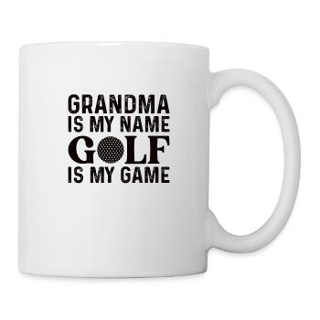 La grand-mère de la grand-mère de golf - Mug blanc - blanc - Droite