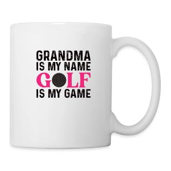 La grand-mère de la grand-mère de golf - Mug blanc - blanc - Droite