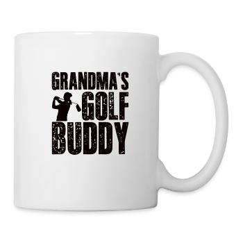 The Golf Grandma Grandmother Buddy Friend Grandchild - Mug - white - Right