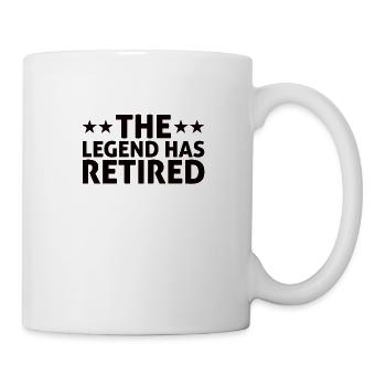 The legend retires gift - Mug - white - Right