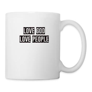 Christentum Jesus Religion Glaube Kreuz Gebet - Tasse - Weiß - Rechts