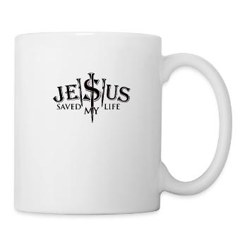 Christentum Jesus Religion Glaube Kreuz Gebet - Tasse - Weiß - Rechts