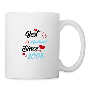 Bester Ehemann seit 2005 Hochzeit - Tasse - Weiß - Rechts