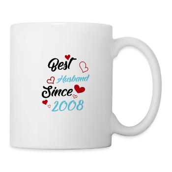 Meilleur mari depuis le mariage 2008 - Mug blanc - blanc - Droite