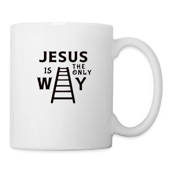 Christentum Jesus Religion Glaube Kreuz Gebet - Tasse - Weiß - Rechts