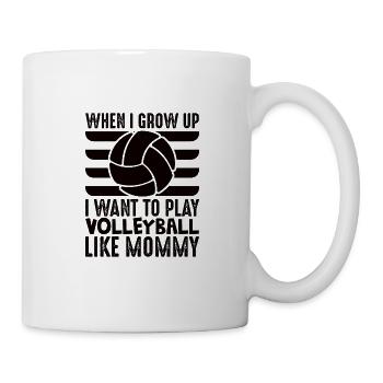 Volleyball Maman Jeu Sports Jeu Mama - Mug blanc - blanc - Droite