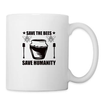 Biene - Tasse - Weiß - Rechts