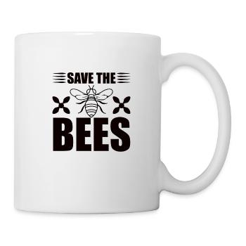 Biene - Tasse - Weiß - Rechts