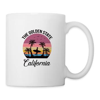 Golden Gate Bridge - San Francisco Californie États-Unis - Mug blanc - blanc - Droite
