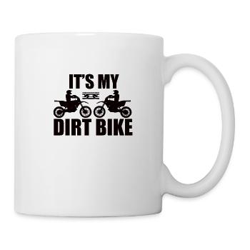 Motorcross motorcyclist Moto Motorsport - Mug - white - Right