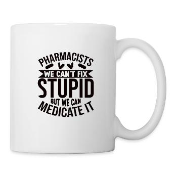 Funny Pharmacist Pharmacy Gift Profession - Mug - white - Right