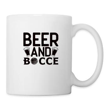 Boccia Beer Gift Drinking Alcohol - Mug - white - Right