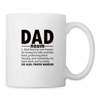 Welt bester Papa Vater Paare Paar Eltern Dad daddy - Tasse - Weiß - Rechts