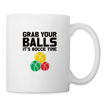 Bocce Spruch Bocce Ball mit Jack Bocci Game Bocce - Tasse - Weiß - Rechts