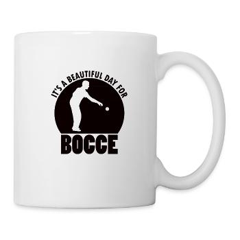 Bocce Spruch Bocce Ball mit Jack Bocci Game Bocce - Tasse - Weiß - Rechts