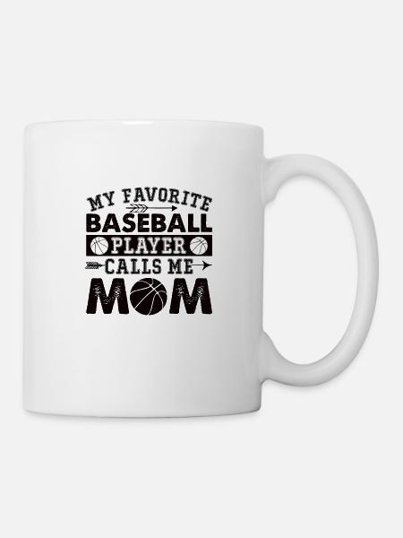 Baseball Mama - Tasse - Weiß