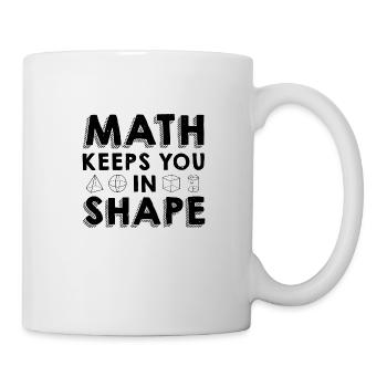 Professeur de mathématiques Formule mathématique Professeur de géométrie - Mug blanc - blanc - Droite