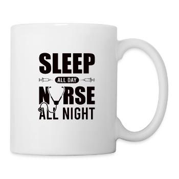 Service ambulancier Infirmier paramédical - Mug blanc - blanc - Droite