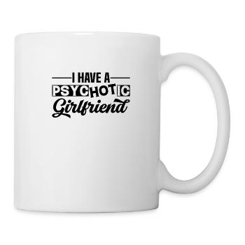 Crazy Wife Husband Gift Funny - Mug - white - Right