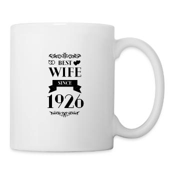 Best Wife Since 1926 Wedding Anniversary - Mug - white - Right