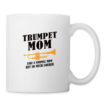 Trompette Jouant de la Mère Trompette Maman - Mug blanc - blanc - Droite