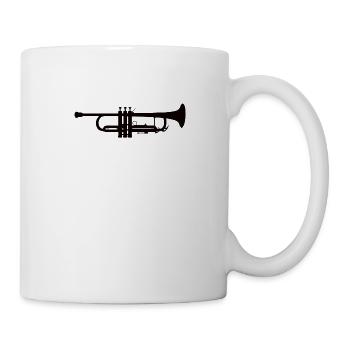 Trumpet Orchestra Musician Trumpeter Brass Music - Mug - white - Right