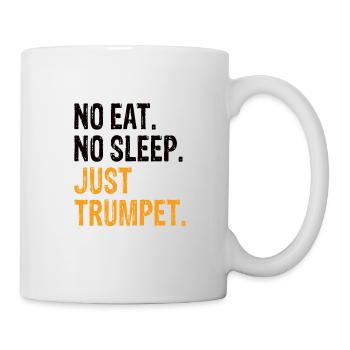 Trumpet Orchestra Musician Trumpeter Brass Music - Mug - white - Right