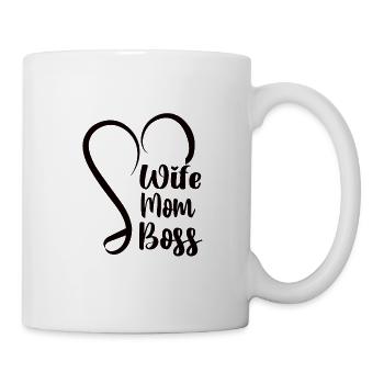 Mère Épouse Boss Fête des mères Meilleure maman Chef - Mug blanc - blanc - Droite