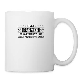Farmer Tractor Agriculture Farmer Tractor Farm - Mug - white - Right