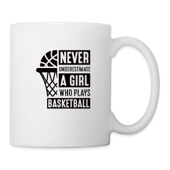 Basketball Filles Streetball - Mug blanc - blanc - Droite