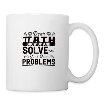 Professeur de mathématiques Formule mathématique Professeur de géométrie - Mug blanc - blanc - Droite