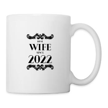 Meilleure épouse depuis 2022 Mariage - Mug blanc - blanc - Droite